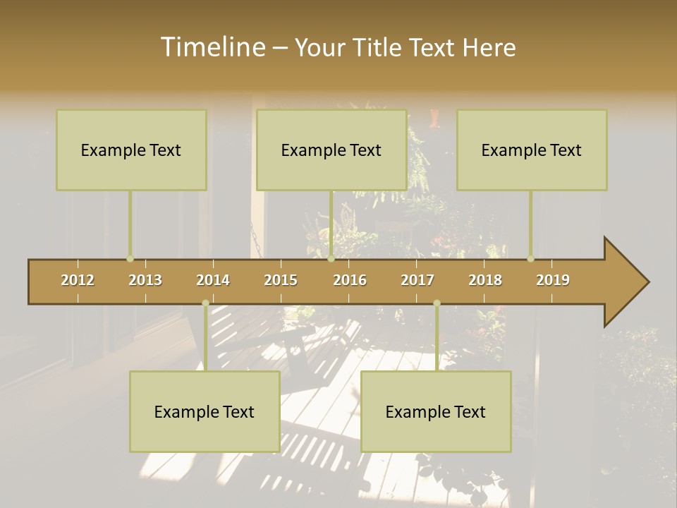 Front Porch Swing PowerPoint Template