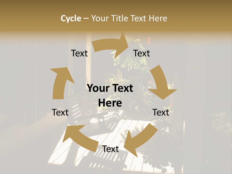 Front Porch Swing PowerPoint Template