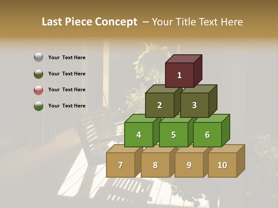 Front Porch Swing PowerPoint Template