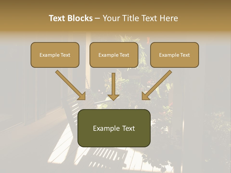 Front Porch Swing PowerPoint Template