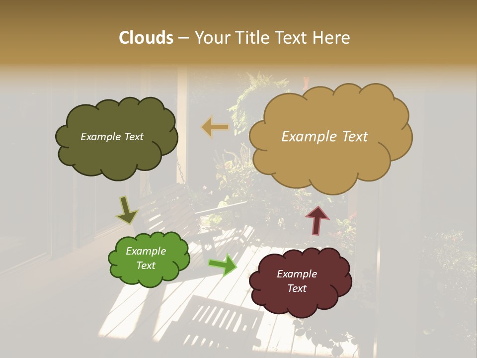 Front Porch Swing PowerPoint Template