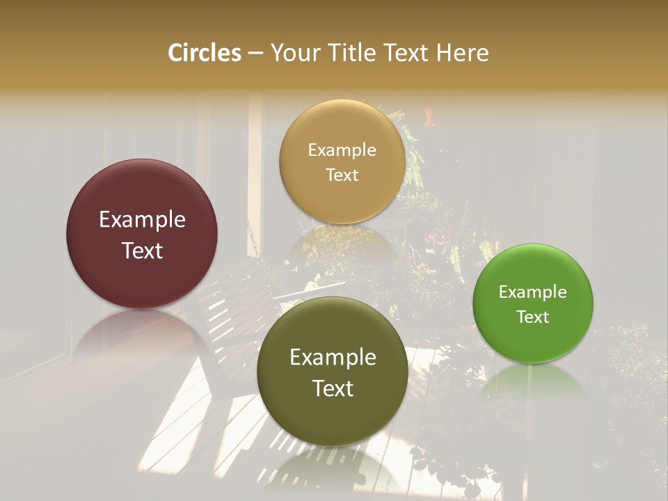 Front Porch Swing PowerPoint Template