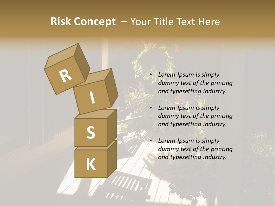 Front Porch Swing PowerPoint Template