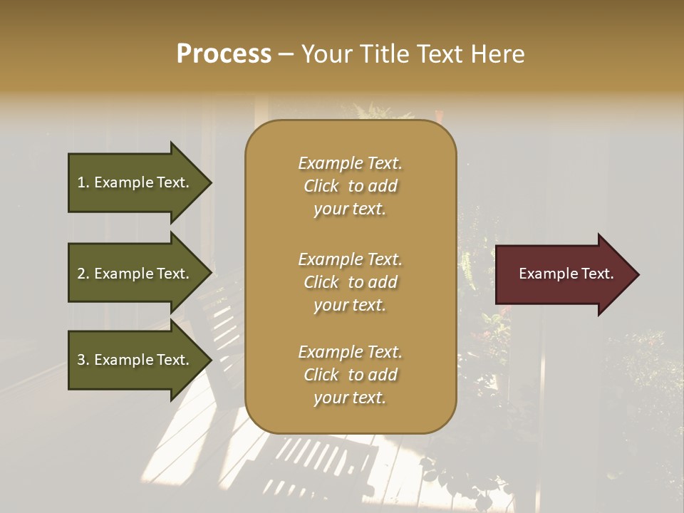 Front Porch Swing PowerPoint Template