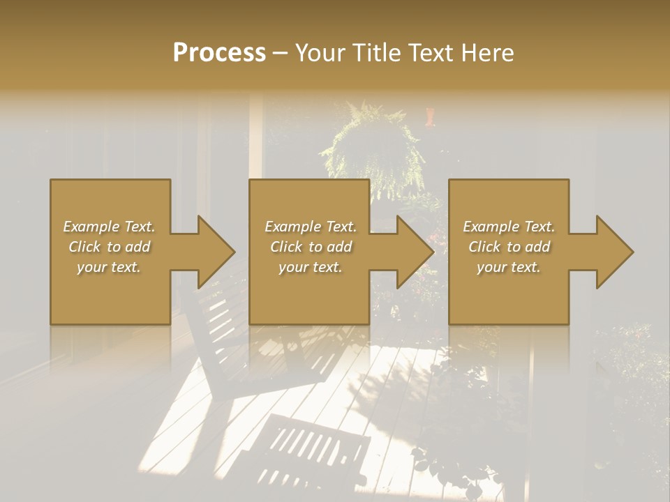 Front Porch Swing PowerPoint Template
