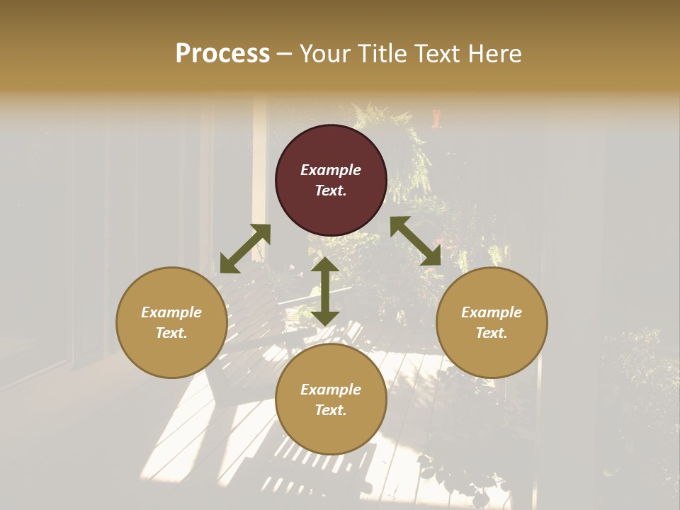 Front Porch Swing PowerPoint Template