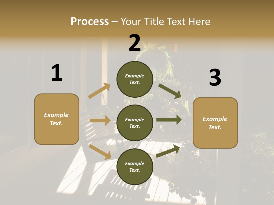 Front Porch Swing PowerPoint Template