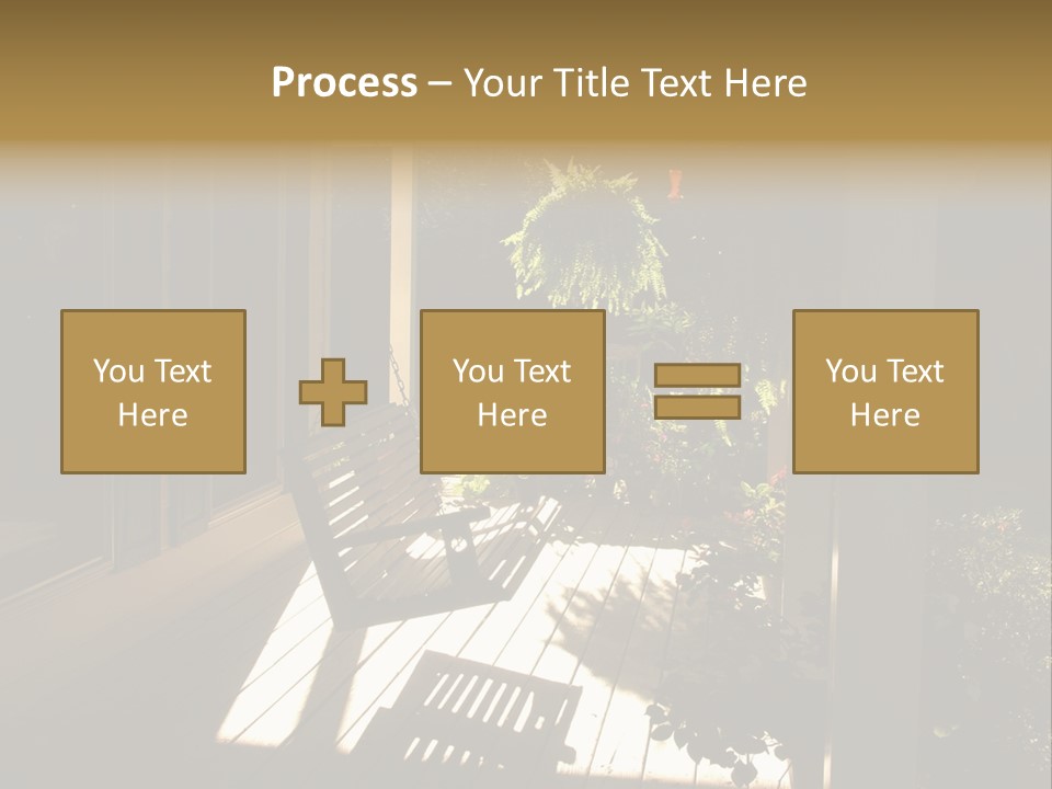 Front Porch Swing PowerPoint Template