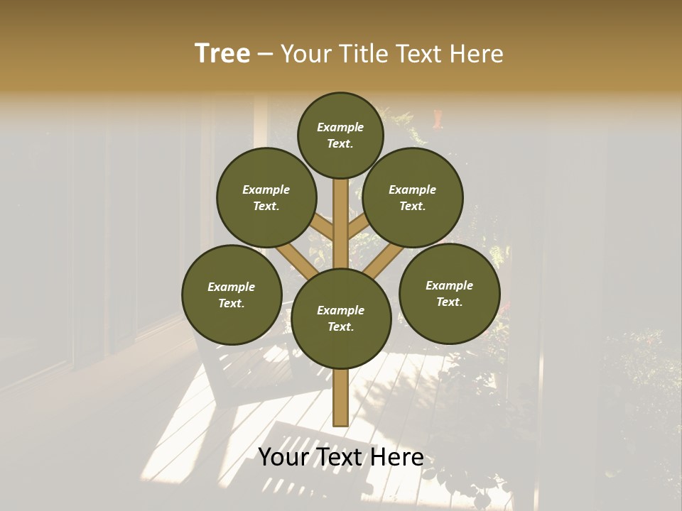 Front Porch Swing PowerPoint Template