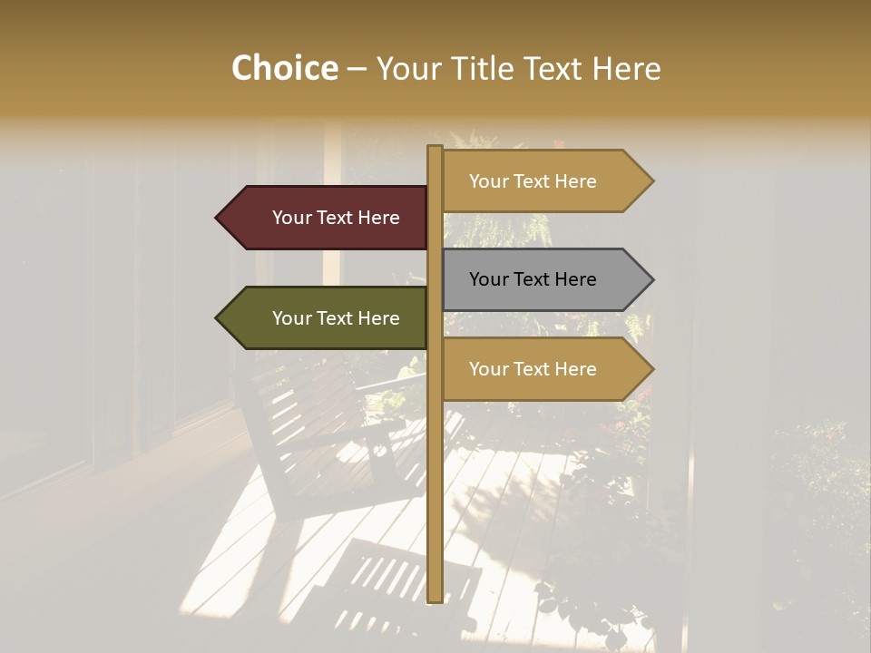 Front Porch Swing PowerPoint Template