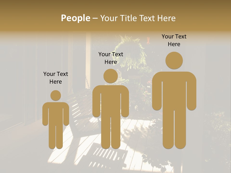 Front Porch Swing PowerPoint Template