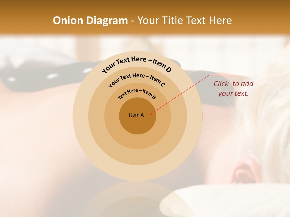 Woman Getting A Hot Stone Massage At A Day Spa PowerPoint Template