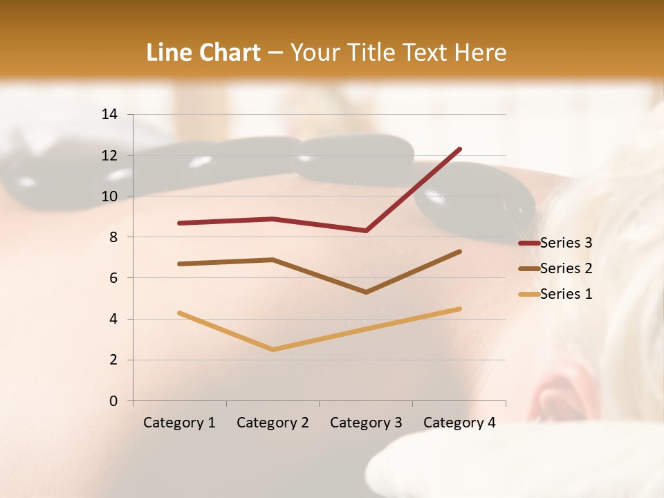 Woman Getting A Hot Stone Massage At A Day Spa PowerPoint Template