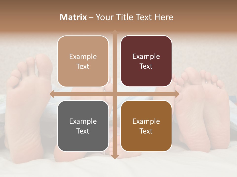 Three Couples Of Legs PowerPoint Template