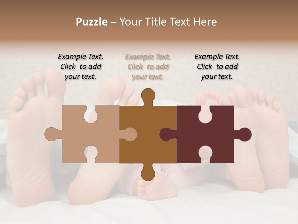 Three Couples Of Legs PowerPoint Template