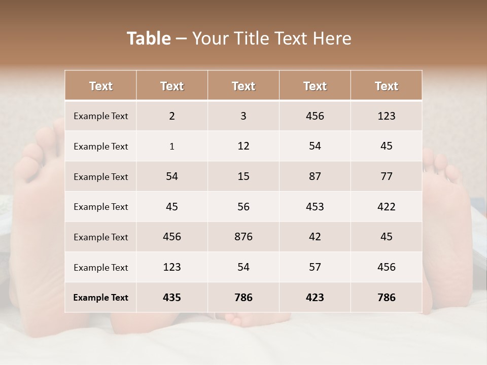 Three Couples Of Legs PowerPoint Template