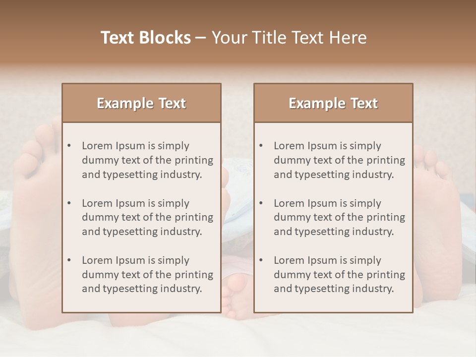 Three Couples Of Legs PowerPoint Template