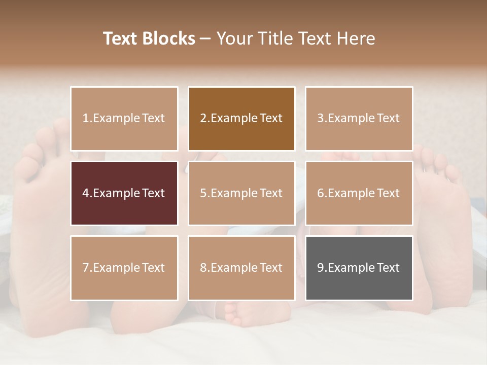 Three Couples Of Legs PowerPoint Template