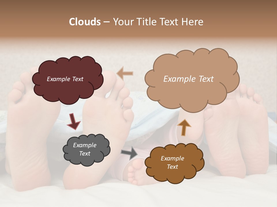 Three Couples Of Legs PowerPoint Template