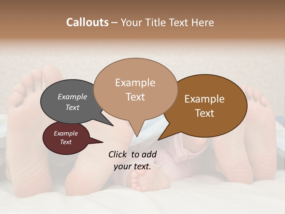 Three Couples Of Legs PowerPoint Template