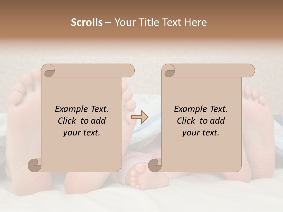 Three Couples Of Legs PowerPoint Template