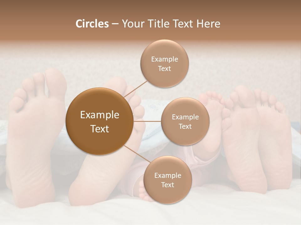 Three Couples Of Legs PowerPoint Template