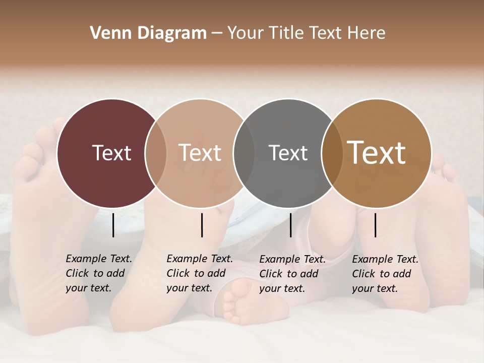 Three Couples Of Legs PowerPoint Template