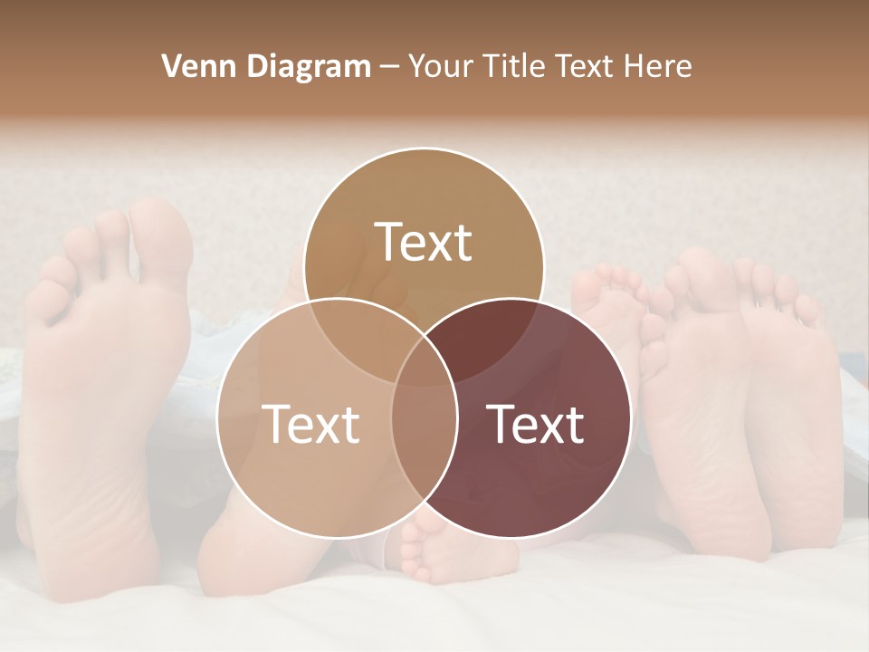Three Couples Of Legs PowerPoint Template