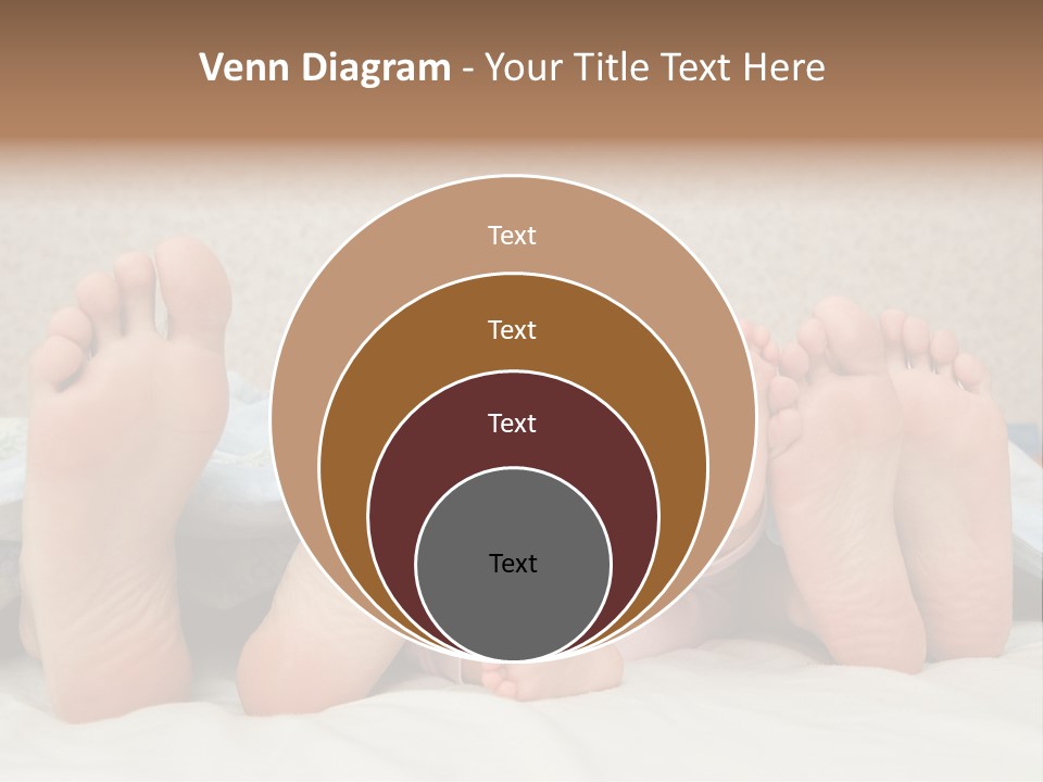 Three Couples Of Legs PowerPoint Template