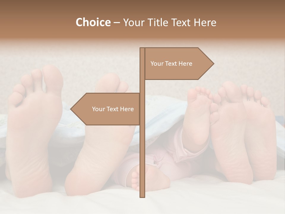 Three Couples Of Legs PowerPoint Template