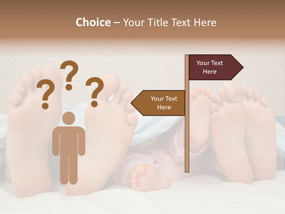 Three Couples Of Legs PowerPoint Template
