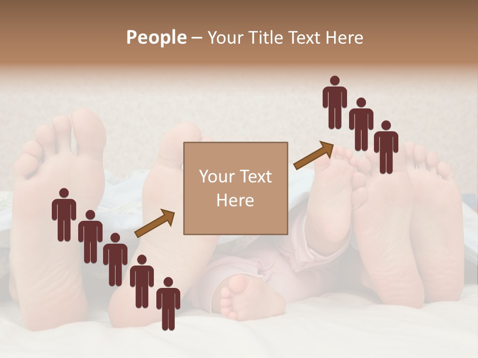 Three Couples Of Legs PowerPoint Template