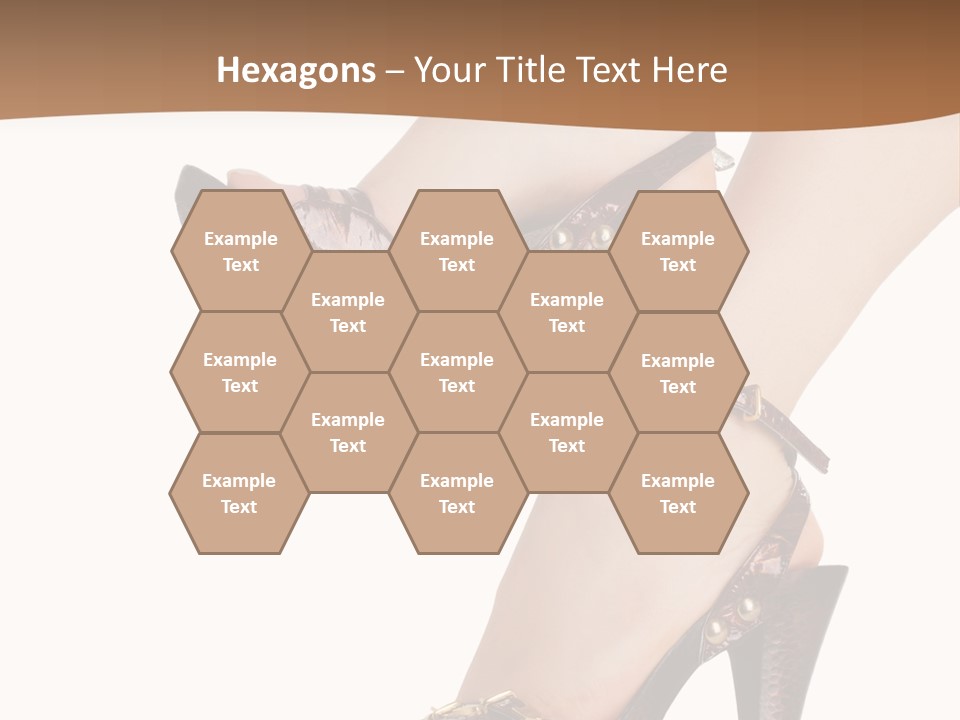 Elegant Shoes On Pretty Feet PowerPoint Template