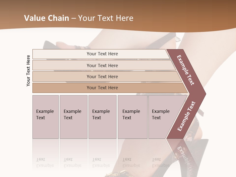 Elegant Shoes On Pretty Feet PowerPoint Template