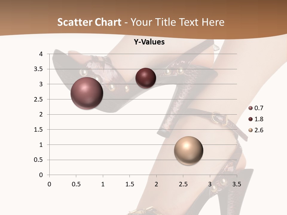 Elegant Shoes On Pretty Feet PowerPoint Template