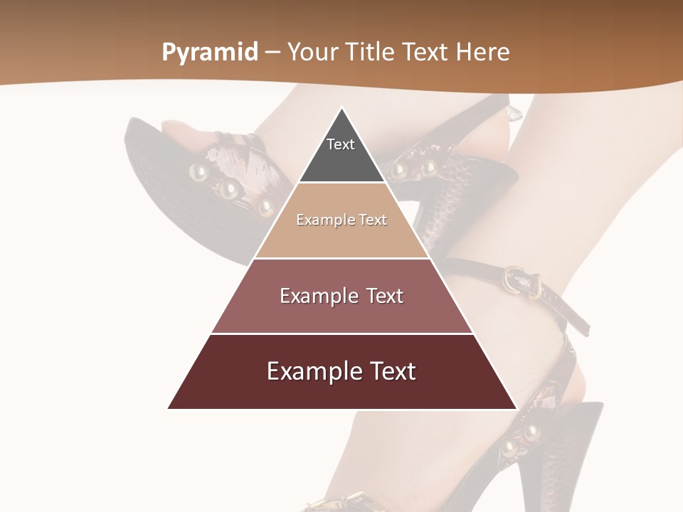 Elegant Shoes On Pretty Feet PowerPoint Template