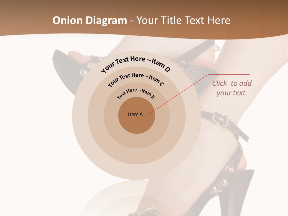 Elegant Shoes On Pretty Feet PowerPoint Template