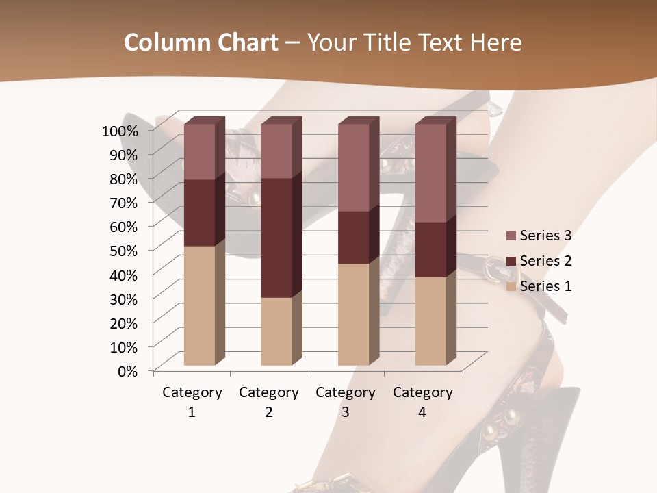 Elegant Shoes On Pretty Feet PowerPoint Template