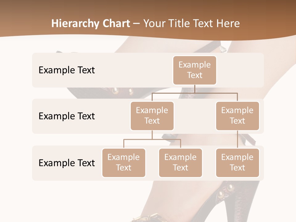 Elegant Shoes On Pretty Feet PowerPoint Template