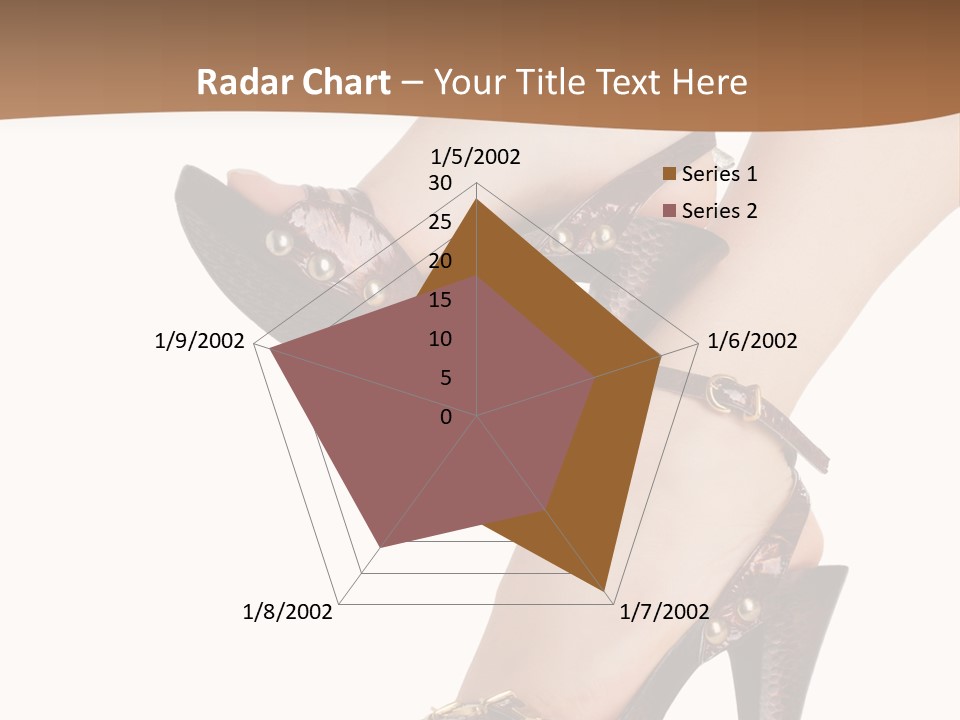 Elegant Shoes On Pretty Feet PowerPoint Template