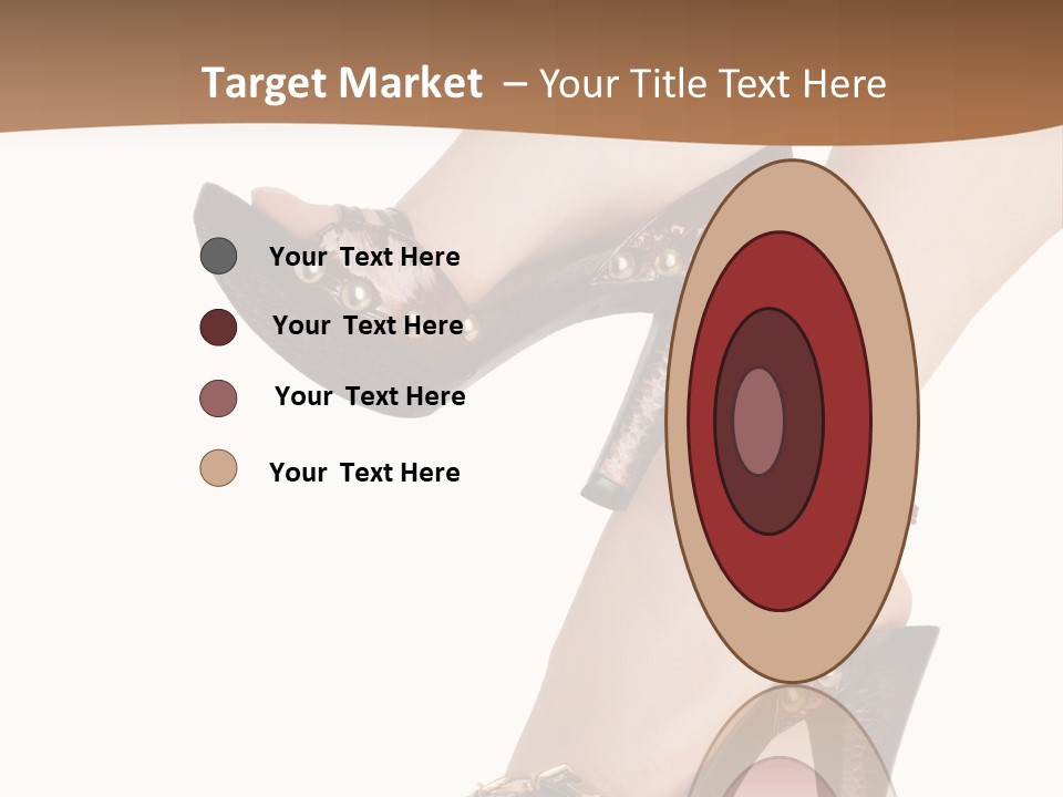 Elegant Shoes On Pretty Feet PowerPoint Template