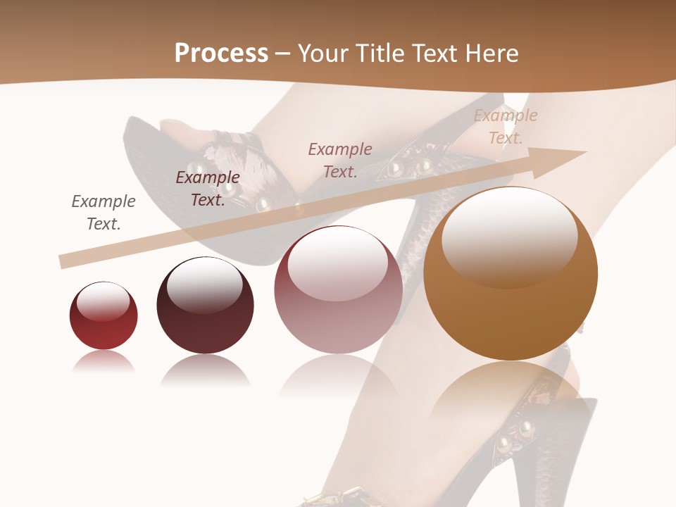 Elegant Shoes On Pretty Feet PowerPoint Template