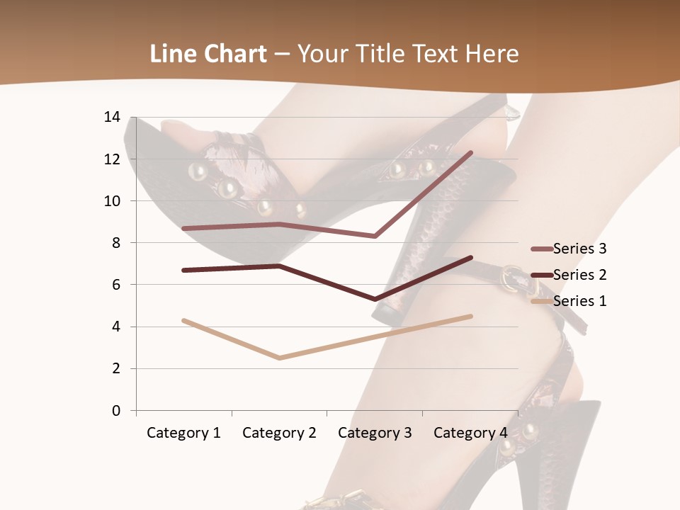 Elegant Shoes On Pretty Feet PowerPoint Template