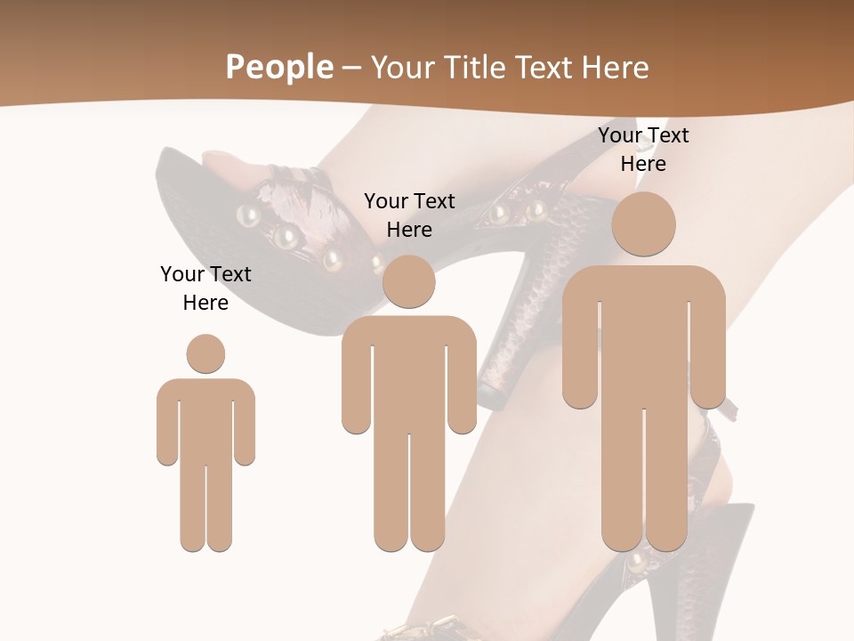 Elegant Shoes On Pretty Feet PowerPoint Template