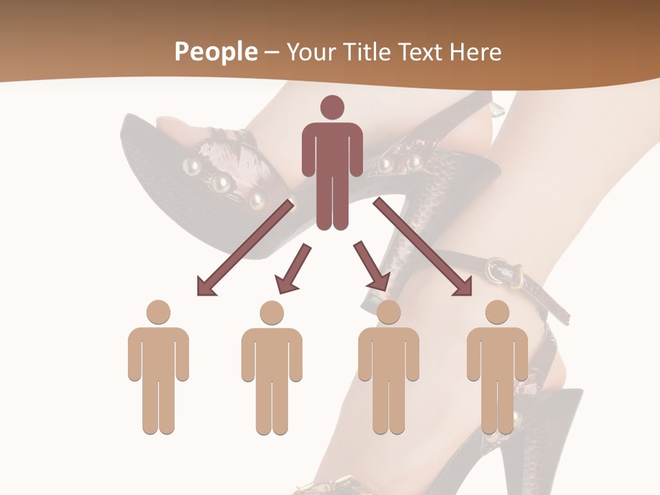 Elegant Shoes On Pretty Feet PowerPoint Template
