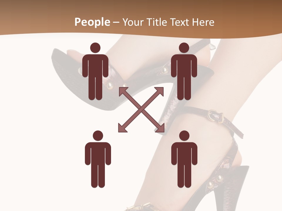 Elegant Shoes On Pretty Feet PowerPoint Template