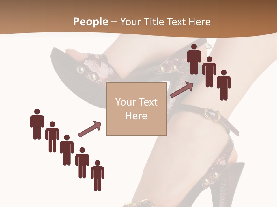 Elegant Shoes On Pretty Feet PowerPoint Template