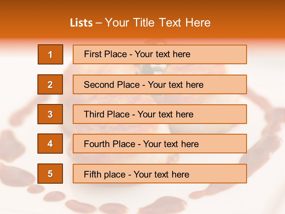 Baked Scallops PowerPoint Template