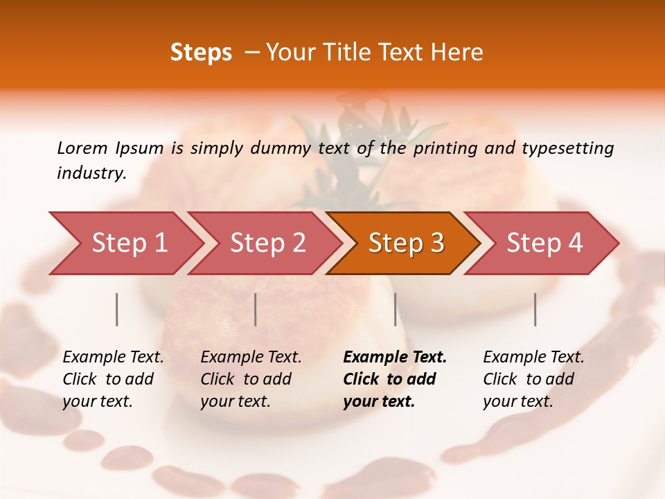 Baked Scallops PowerPoint Template