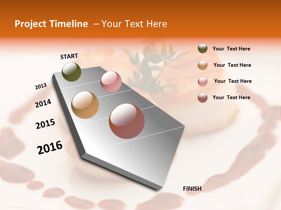 Baked Scallops PowerPoint Template